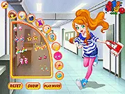 Late for Class Dressup free online game school student fashion accessories