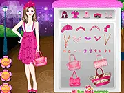 Pink Everything Dress Up free online fashion game wardrobe selection