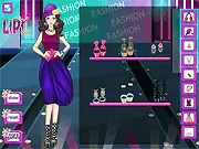 Exaggerated Jewelry Girl free online fashion dress up game with big bling earrings on PlayArcadeHub