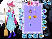 Elsa Harry Potter Makeover free online dress up game featuring Elsa from Frozen at Hogwarts on PlayArcadeHub