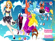 Sky Maiden Dressup game screenshot, style celestial fantasy fashion girl free online