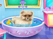 Pomeranian Puppy Day Care Online – Play Free Dog Grooming and Dress Up Game