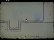 Main character running past a time-limit counter in the free online arcade game Monday Morning TV