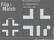 Play Flip & Match free online puzzle game, logic grid challenge, flip boxes to match pattern
