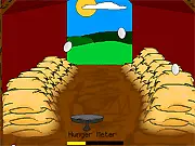 Fried Eggs free online catching arcade game with Farmer John