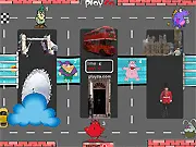 The City Racer free online game, a fast-paced arcade driving and racing simulation across four major world cities.