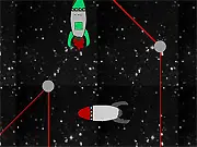 The Crappy Rocket free online racing and laser avoidance game