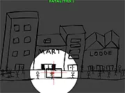 The Stickman Sniper free online game screenshot - aim and shoot at targets