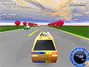Play Hippie Racer 3D free online, high-speed van racing game, win the race