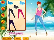Classy Summer Dressup free online game trendy outfits beach fashion