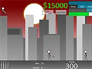 Sniper 4 stickman defense free online game, upgrade gun and base, play action defense game on PlayArcadeHub