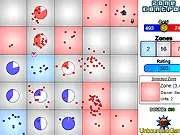 Play Zone Control 2 free online strategy game take over squares compete against quick red