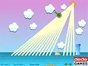 Polar Solar free online game protecting icebergs with a cloud-pusher on PlayArcadeHub