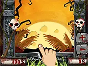 Creepy Cutter game, timing release, fast-paced action, blade drop