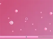 Borealis free online game screenshot, dual-control arcade game, dodging balls and grabbing stars, coordination game