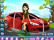 Chic Car Model free online dress up game fashion photoshoot