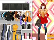 Effortless Winter Style free online dress-up game featuring cozy and warm outfits on PlayArcadeHub