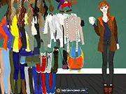Preppy Cozy Fall free online dress-up game featuring classic fall and preppy fashion on PlayArcadeHub