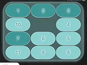 Slide Your Way number puzzle game screenshot, showing a scrambled grid of numbered tiles with one empty space, ready to be organized