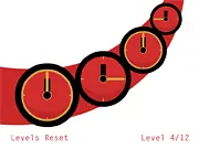Twelve O free online puzzle game, clock hands rotation logic game, play online brain teaser