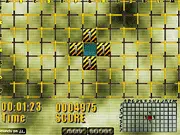 A grid-based puzzle screen showing numbers and empty squares, indicating the setup for the logic puzzle game One Two Three Four (OTTF)