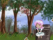 Screenshot of the Pathetic Prince puzzle game showing the helpless prince character next to a dangerous obstacle, waiting to be saved.