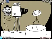 Trollface Quest 2 free online point and click puzzle game thumbnail featuring the famous troll face meme