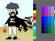 Murdoc Chibi Dress Up free online game featuring the Gorillaz character