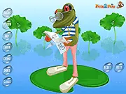 Play Cute Frog Dress Up online game, free animal makeover with cute accessories, style your frog