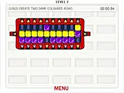 Pocki Puzzle game screenshot featuring a grid with brightly colored geometric blocks in various shapes that need to be cleared.