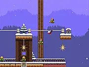 Play Santaman and His Iced Muffins free online, grid-based puzzle game with pixel art, Christmas-themed logic game