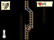 Play Runaway Minetrain free game online, endless runner minigame, high-speed mine cart adventure