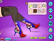 Boot Dressup game, design stylish, colorful boots, play free online on PlayArcadeHub