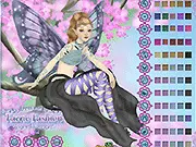 Faerie Fashion Dress Up free online game image of a beautifully styled blossom tree fairy