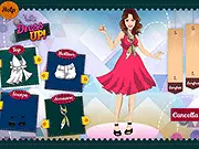 Violetta Dressup free online simulation fashion game with color customization