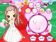 Play Wedding Peach Girl free online dress-up game. Choose the wedding gown and accessories for the bride at PlayArcadeHub.