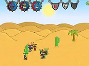 Gameplay screenshot from Wondrous Lands RPG, showing a team of fantasy heroes fighting monsters in a dungeon.