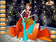 Screenshot of Jelsi Doll Dressup game showing the doll Jelsi wearing a fashionable outfit and accessories