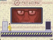 Running Men free online puzzle game about a corporate management parody