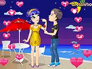 Kissing Couple Dress Up free online fashion and romance game
