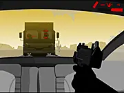 Desert Road - Vinnies Rampage online game – help Vinnie take revenge and eliminate enemies with powerful weapons