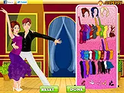 Play Ballroom Dance Dress Up game free online - styling elegant outfits for a dancing couple