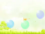Play Drifting Afternoon free online arcade game, guide a kitten to jump on floating bubbles, high-score chain challenge on PlayArcadeHub