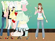 Stroll this Style Dressup free online game, featuring a fashion makeover and clothing selection for a girl's casual outdoor look.