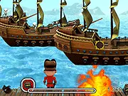 Play Pirate Mayhem free online, shooting gallery game with pirates and skeletons, PlayArcadeHub