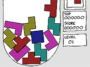 Tetris Hell free online falling block puzzle game PlayArcadeHub speed challenge