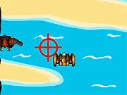SkyFly Shooter free online arcade game, a simple game where you destroy enemies to score points and survive