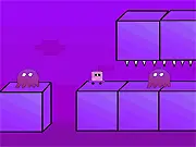 Play Bob The Cube free online on PlayArcadeHub - cubic character on skateboard platformer game
