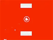 Vect free online arcade shooter game screenshot, vector graphic spaceship blasting geometric enemies in a dark arena