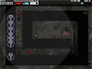 Screenshot of Helix Defense Minor, showing various defensive turrets placed along a winding path to destroy waves of enemy units.